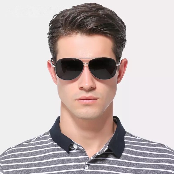 KINGSEVEN Vintage Gray Polarized Aviator Sunglasses - Picture 2 of 16